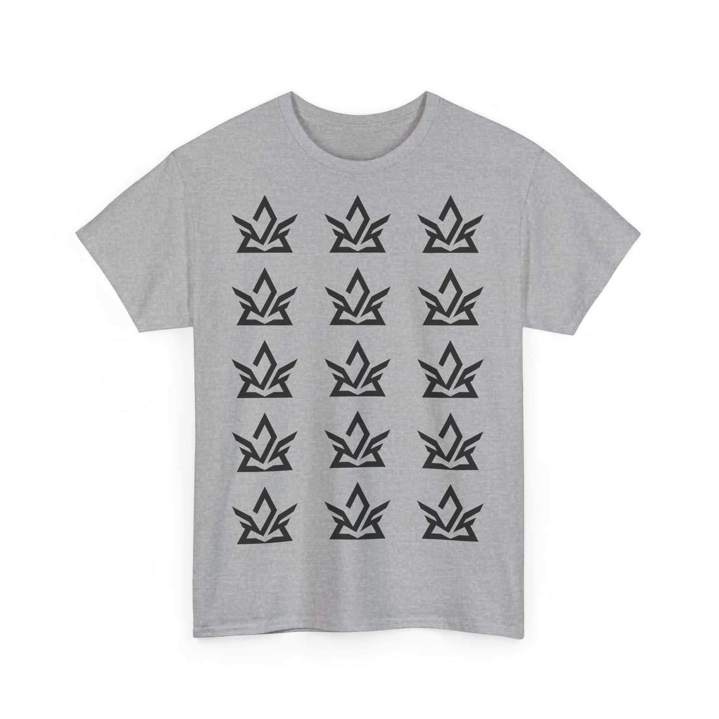 Heavy Cotton Tee with Fire Design