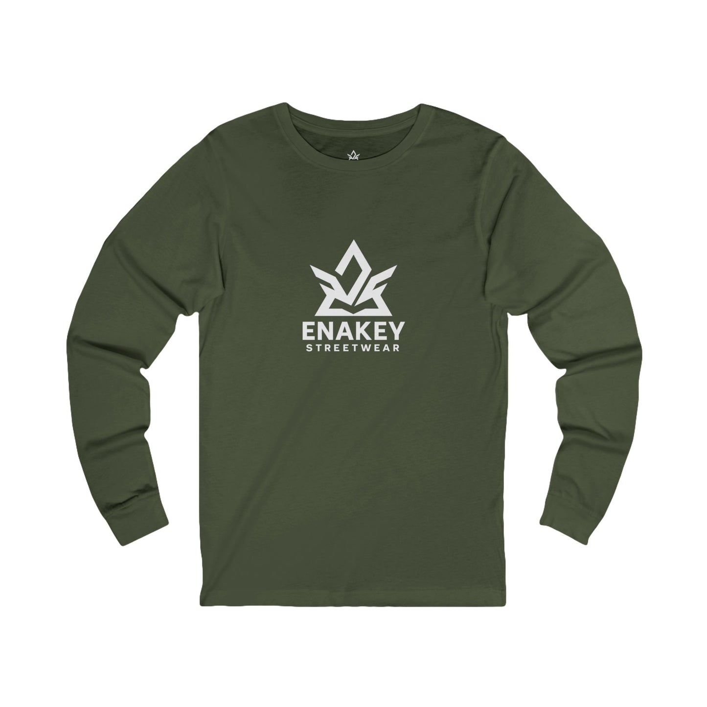 Unisex Jersey Long Sleeve Tee - ENAKEY Streetwear Logo Shirt