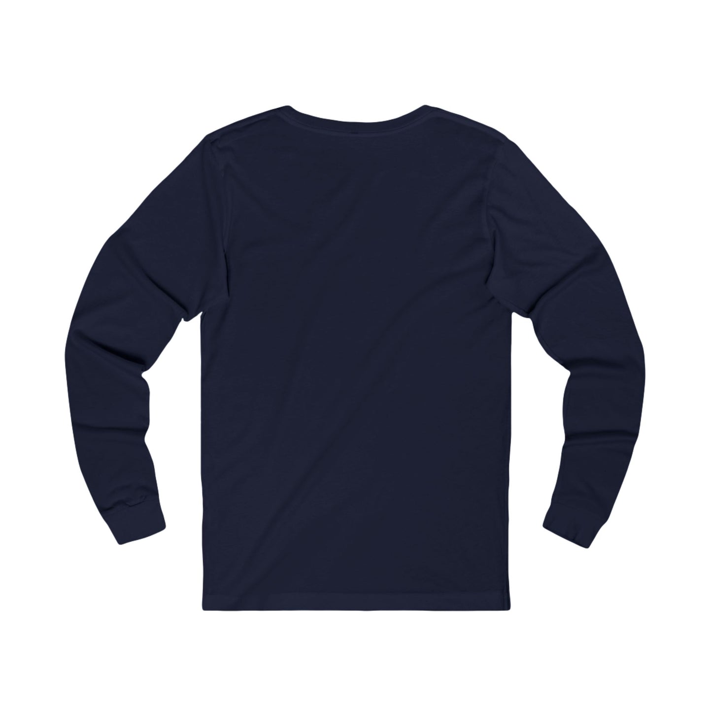 Stylish Unisex Long Sleeve Tee with Modern Graphic Design