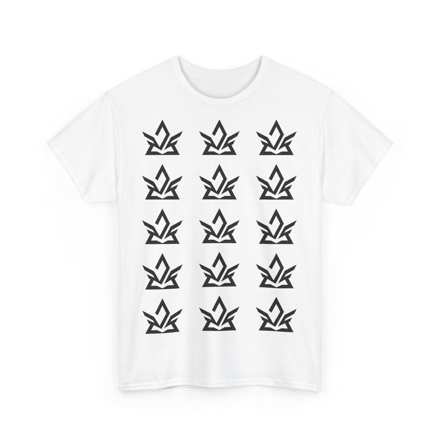 Heavy Cotton Tee with Fire Design