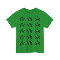 Heavy Cotton Tee with Fire Design