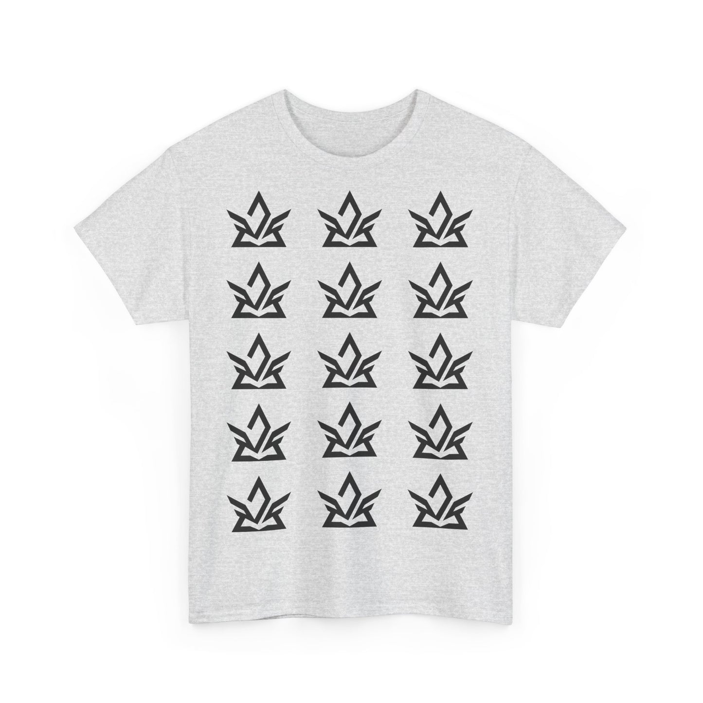 Heavy Cotton Tee with Fire Design
