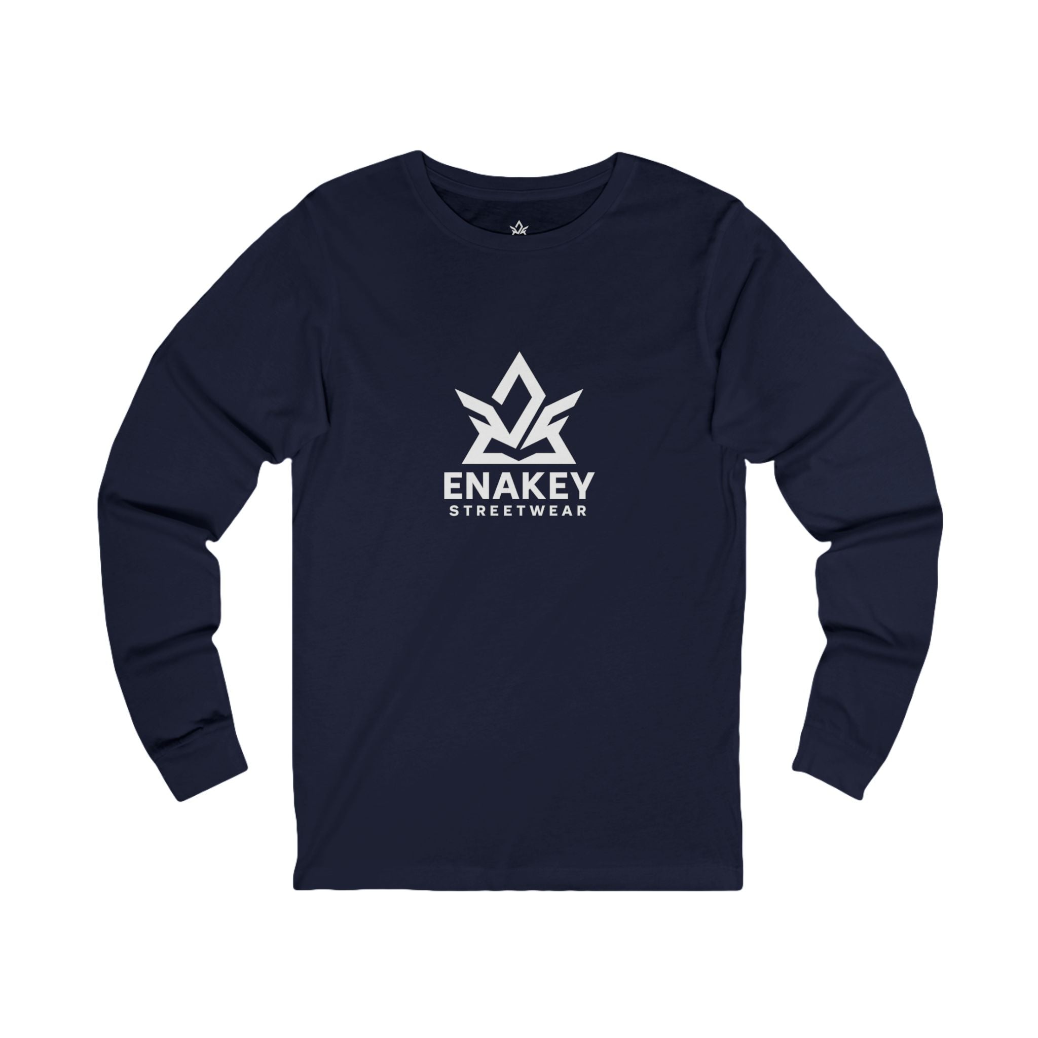 Unisex Jersey Long Sleeve Tee - ENAKEY Streetwear Logo Shirt
