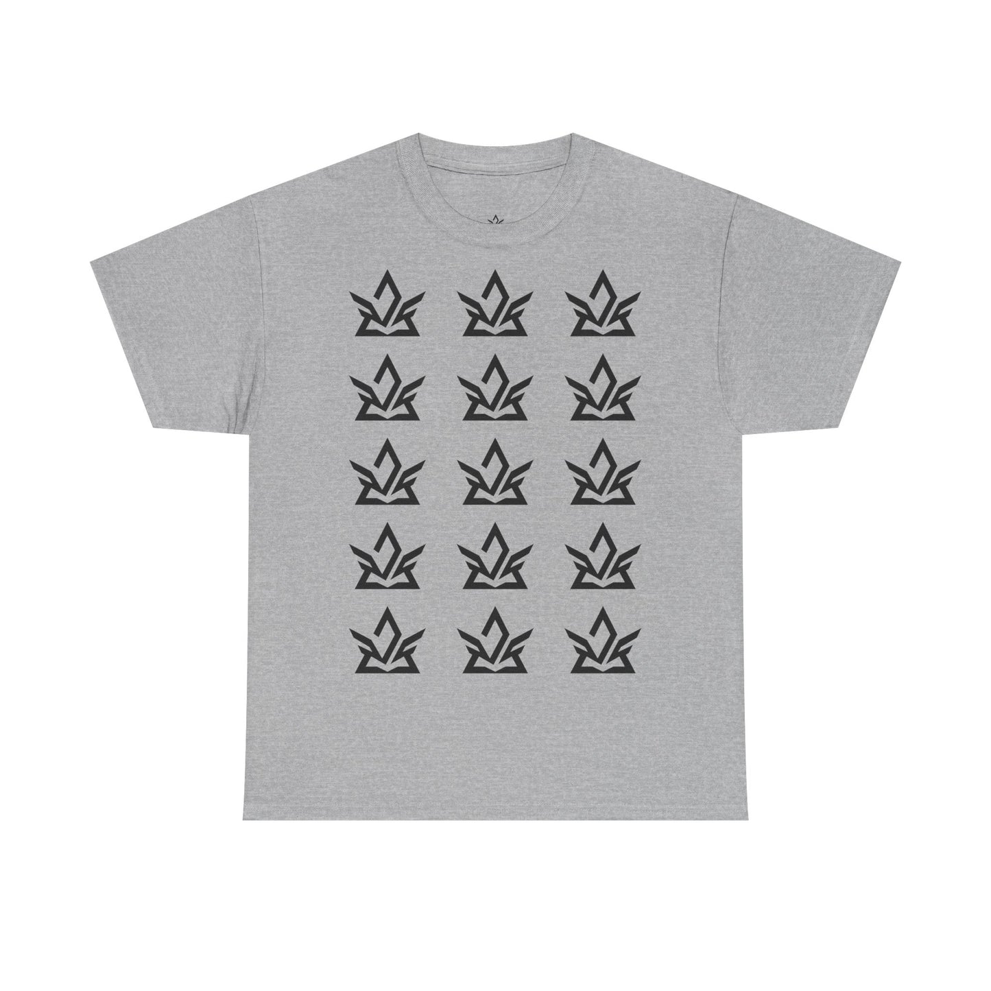 Heavy Cotton Tee with Fire Design