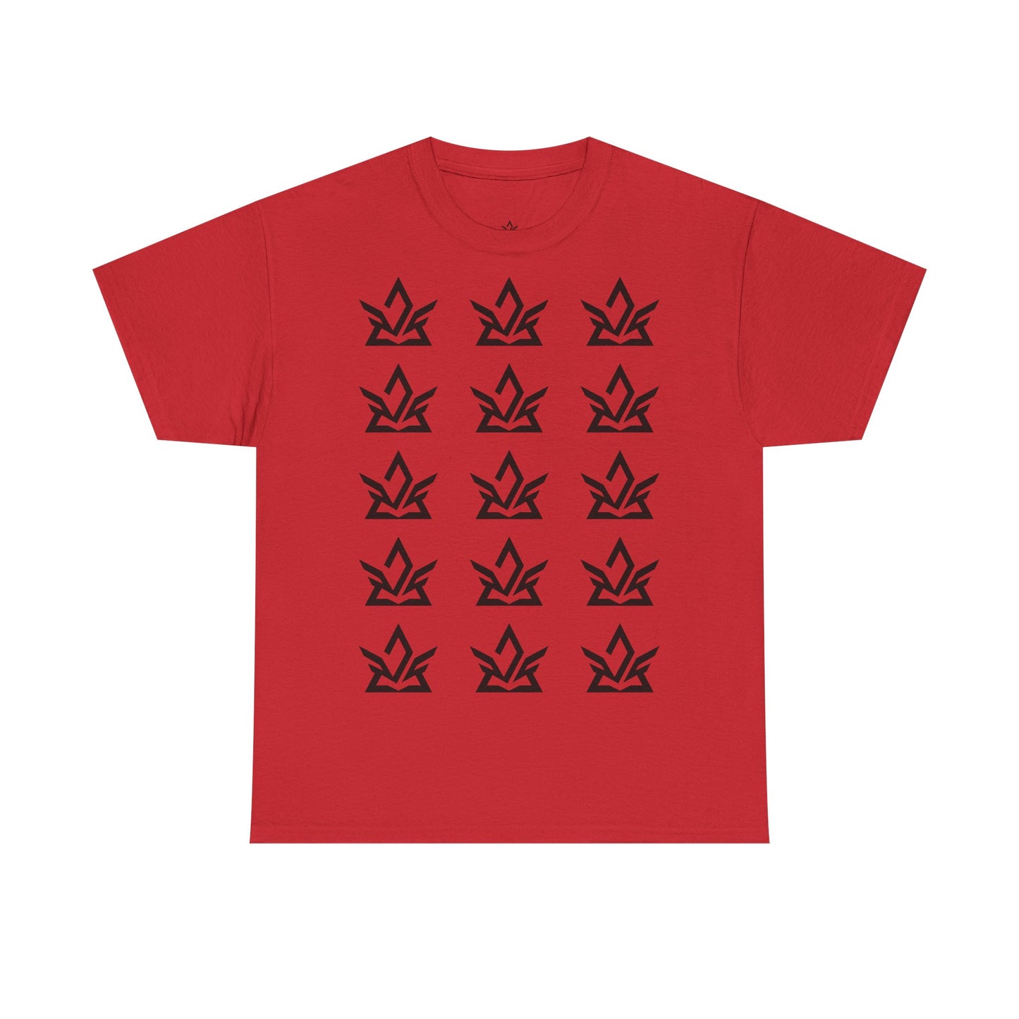 Heavy Cotton Tee with Fire Design
