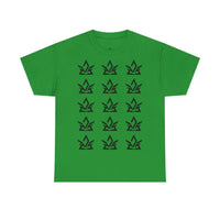 Heavy Cotton Tee with Fire Design