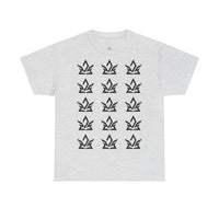 Heavy Cotton Tee with Fire Design