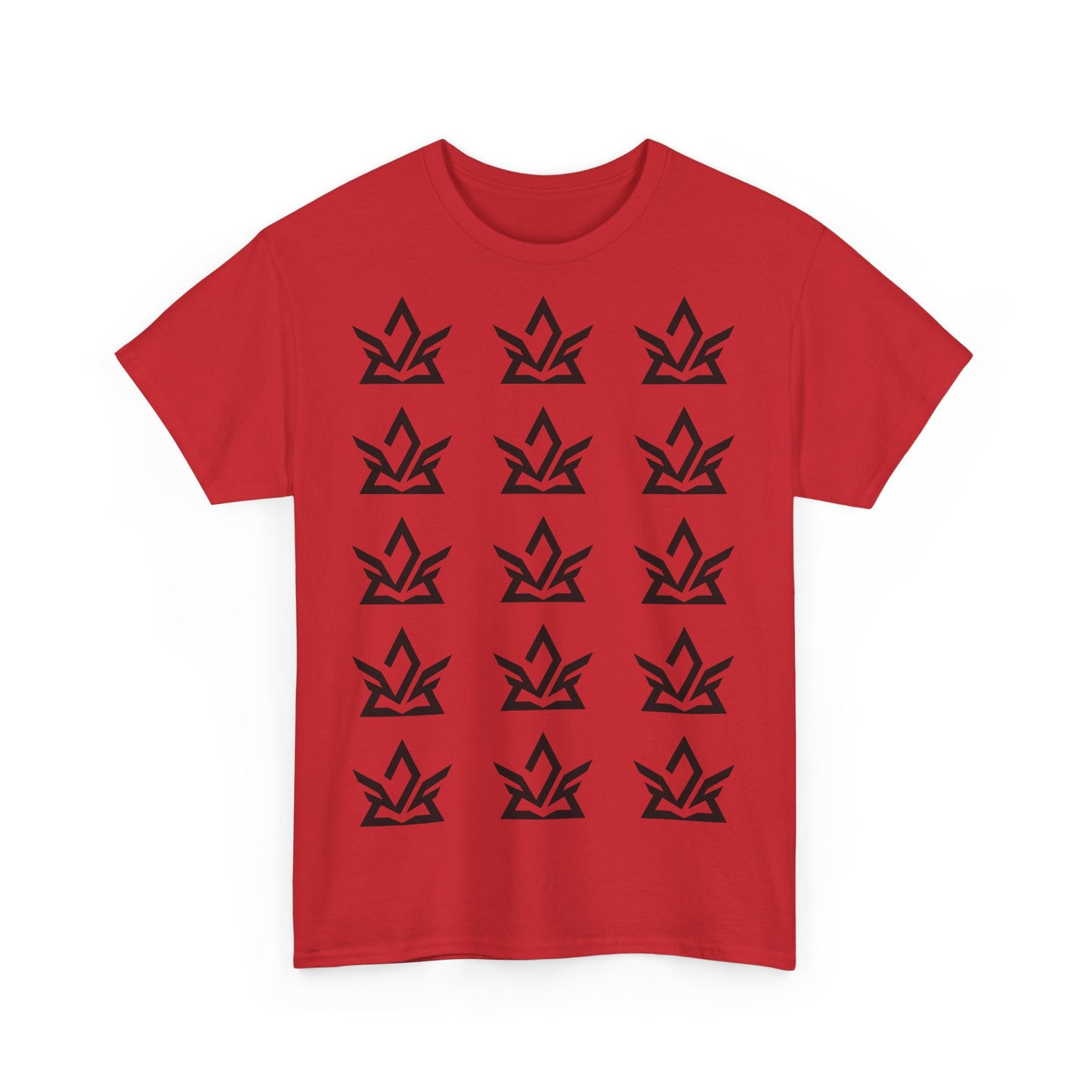 Heavy Cotton Tee with Fire Design