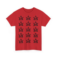 Heavy Cotton Tee with Fire Design