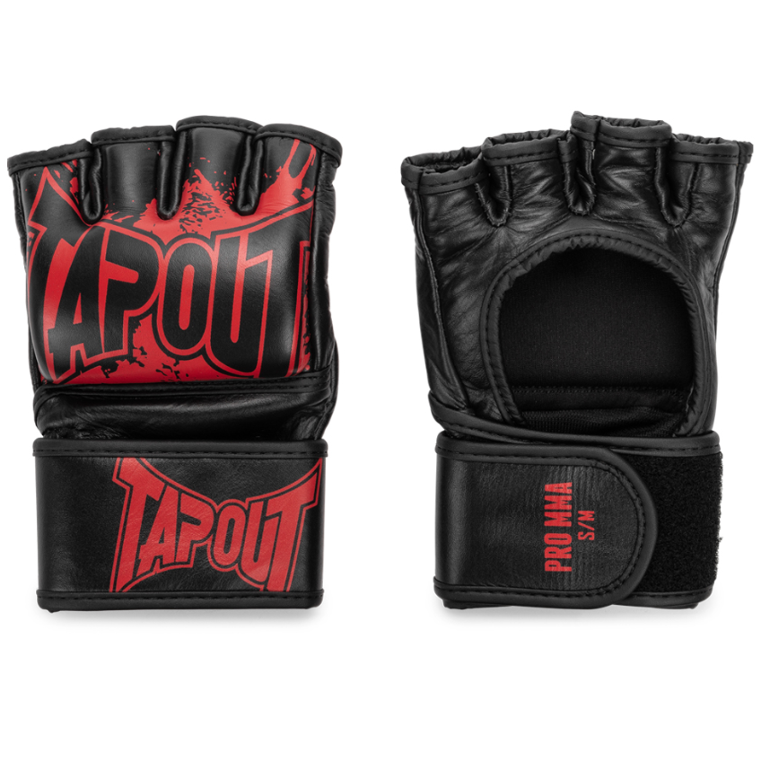 TAPOUT PRO MMA gloves black/red