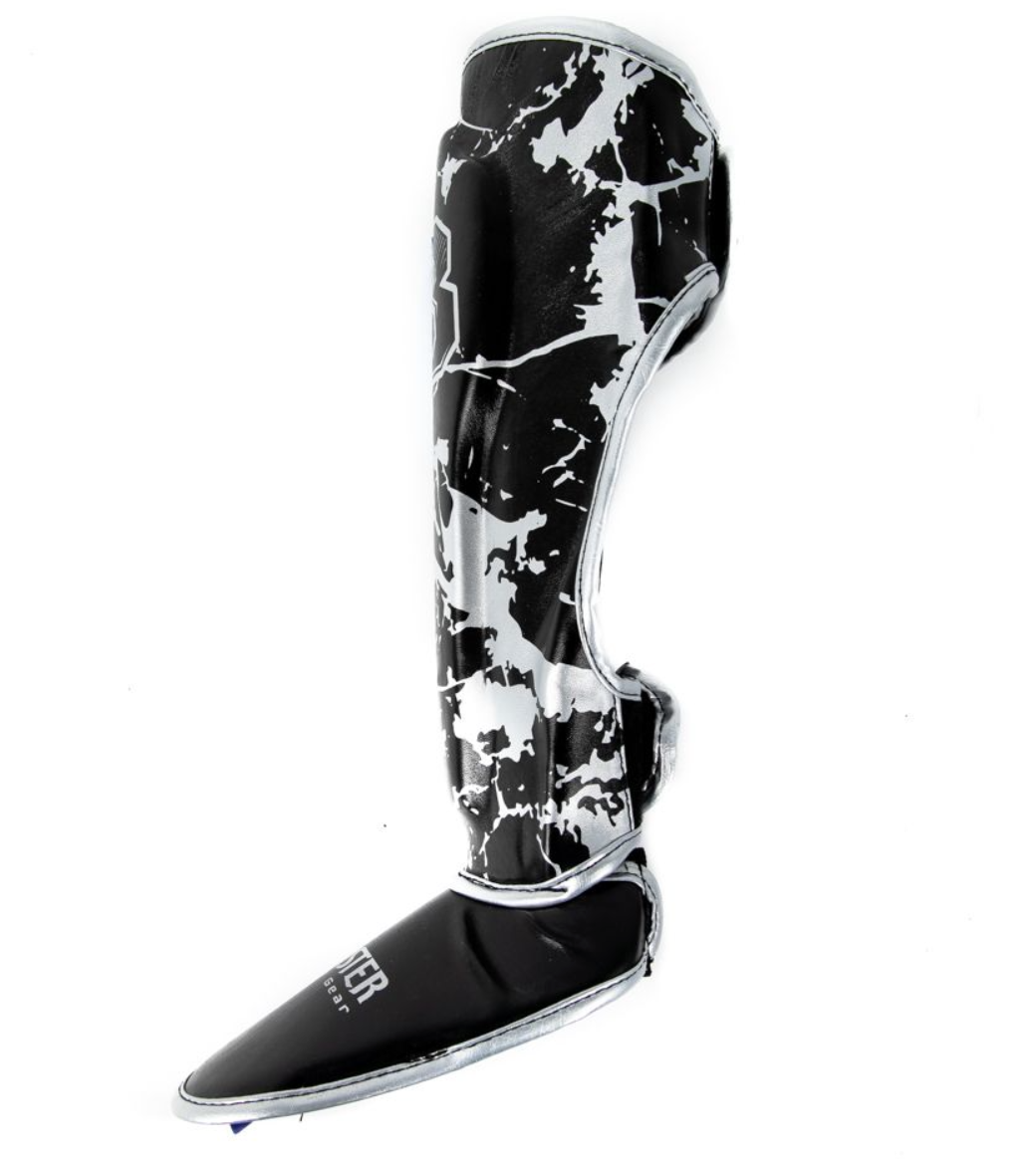 BOOSTER shin guards SG YOUTH SILVER MARBLE