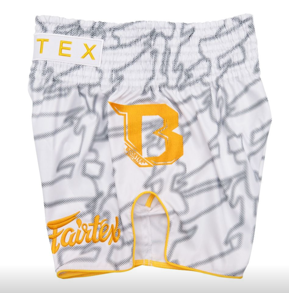 FAIRTEX X BOOSTER Muay Thai Shorts FXB-TBT WH