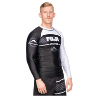 FUJI FREESTYLE 2.0 IBJJF RANKED RASHGUARD langarm schwarz/weiß