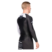 FUJI FREESTYLE 2.0 IBJJF RANKED RASHGUARD long sleeve black/white