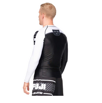 FUJI FREESTYLE 2.0 IBJJF RANKED RASHGUARD long sleeve black/white