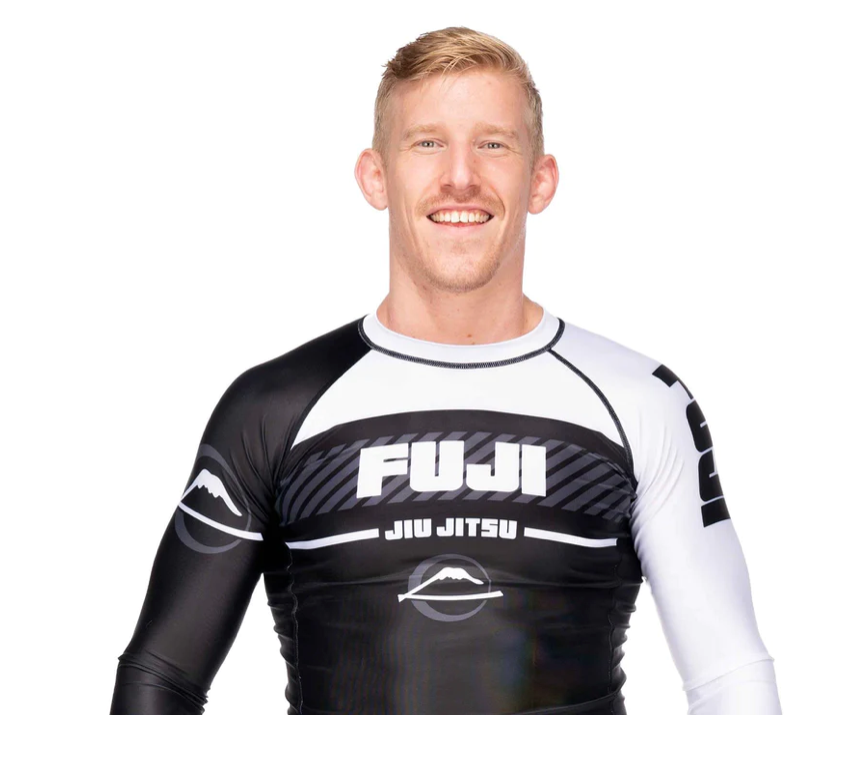 FUJI FREESTYLE 2.0 IBJJF RANKED RASHGUARD long sleeve black/white