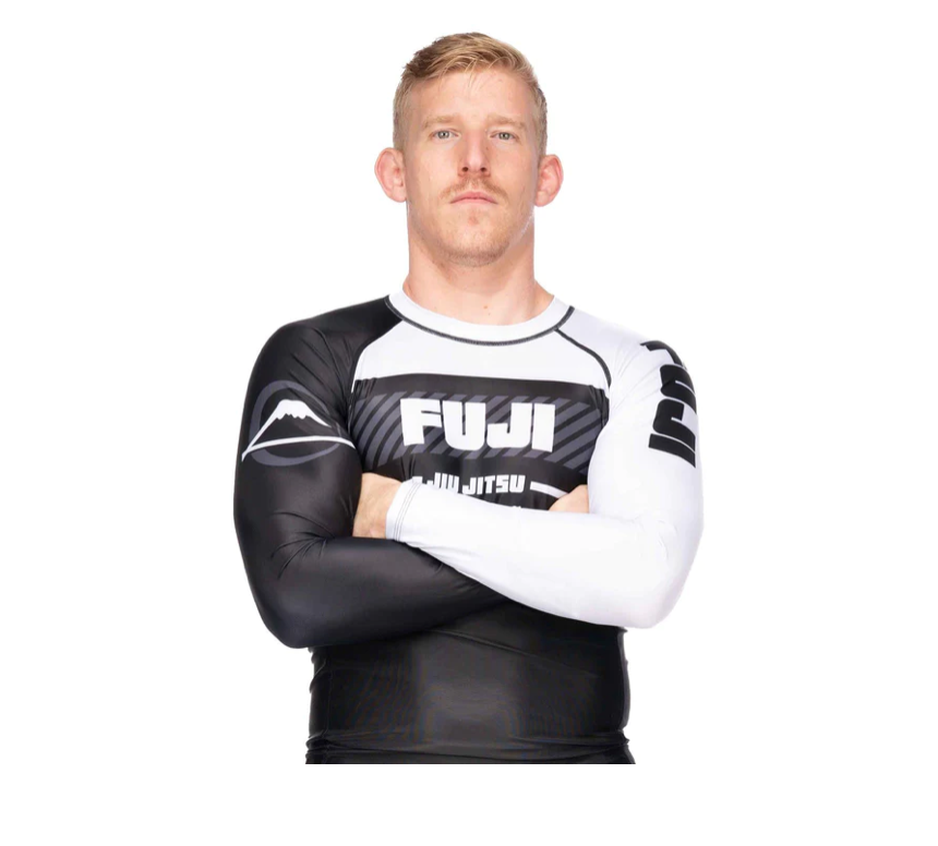 FUJI FREESTYLE 2.0 IBJJF RANKED RASHGUARD long sleeve black/white