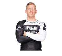 FUJI FREESTYLE 2.0 IBJJF RANKED RASHGUARD langarm schwarz/weiß