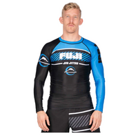 FUJI FREESTYLE 2.0 IBJJF RANKED RASHGUARD langarm schwarz/blau