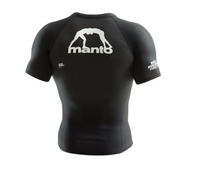 MANTO rashguard kurzarm RANK schwarz