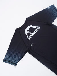 MANTO rashguard short sleeve RANK black