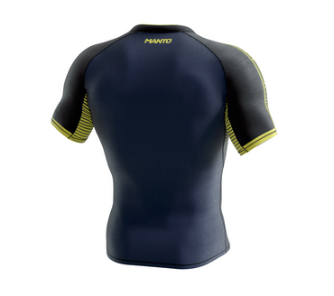 MANTO rashguard short sleeve STRIPE 2.0 navy blue