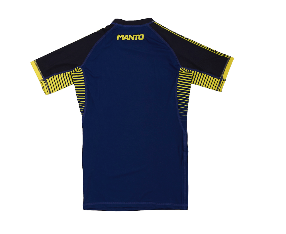 MANTO rashguard short sleeve STRIPE 2.0 navy blue