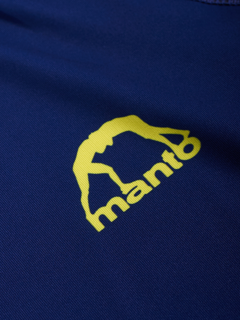 MANTO rashguard short sleeve STRIPE 2.0 navy blue