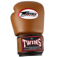 TWINS SPECIAL Muay Thai Handschuhe RETRO bronze