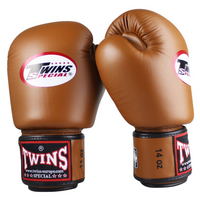 TWINS SPECIAL Muay Thai Handschuhe RETRO bronze