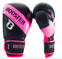 BOOSTER Muay Thai Handschuhe BT SPARRING Rosa Streifen