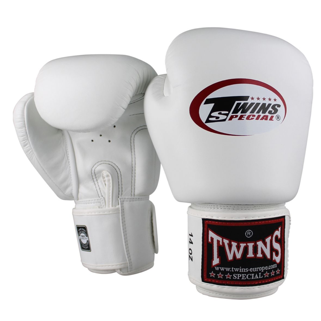 TWINS SPECIAL Muay Thai Handschuhe BGVL 3 weiß