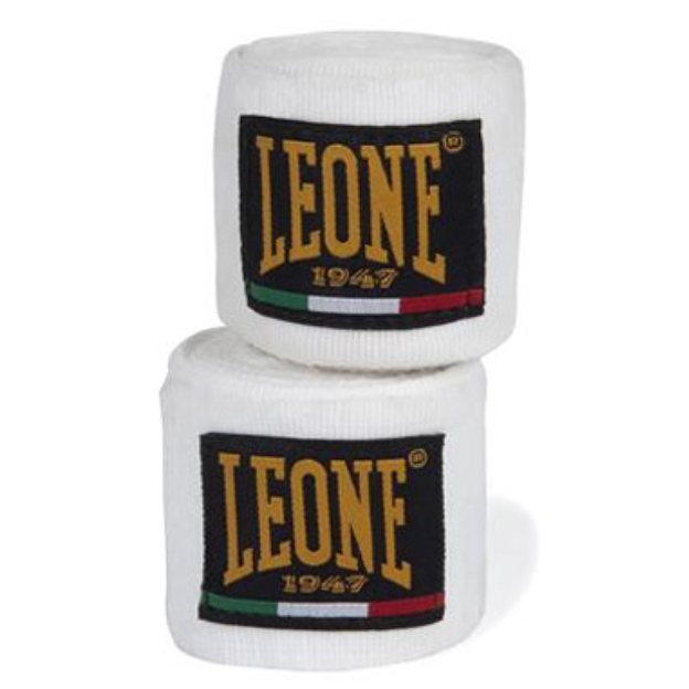 LEONE boxing bandage 3.5m semi-elastic white