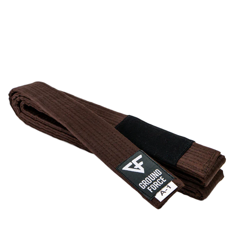 GROUND FORCE BJJ belt brown