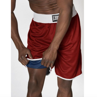 LEONE boxing pants AB215 red