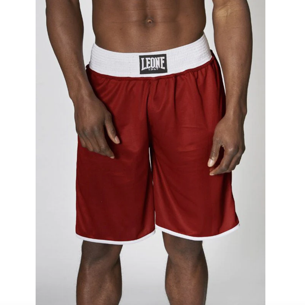 LEONE boxing pants AB215 red