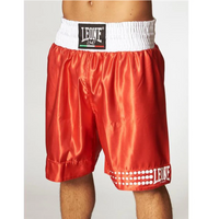 LEONE boxing pants AB737 red