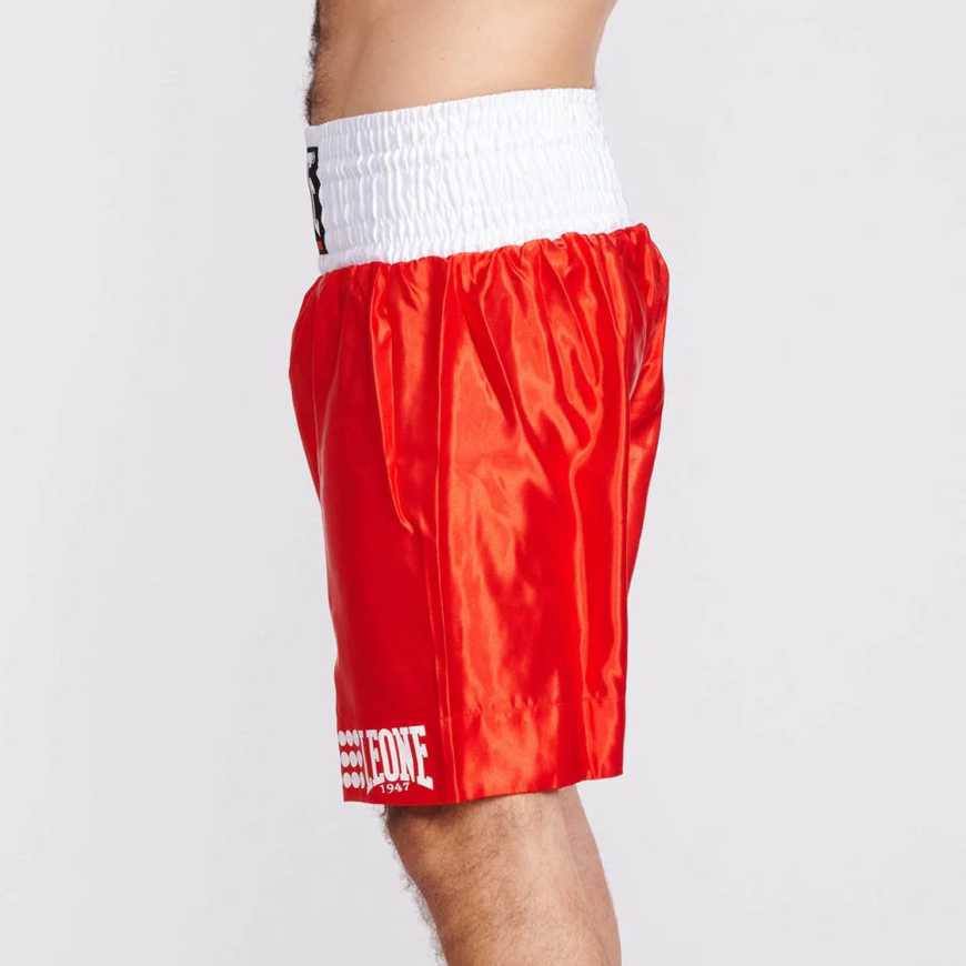 LEONE boxing pants AB737 red