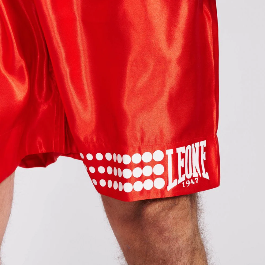 LEONE boxing pants AB737 red