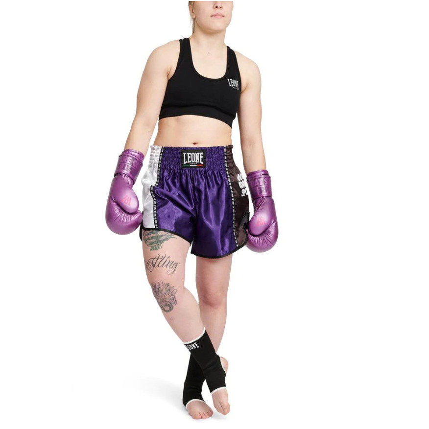 LEONE Muay Thai Shorts TRAINING AB760 violett