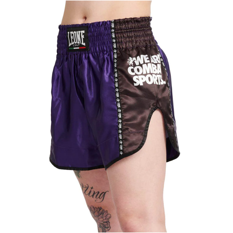 LEONE Muay Thai Shorts TRAINING AB760 violett