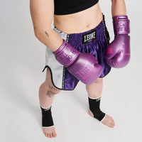 LEONE Muay Thai Shorts TRAINING AB760 violett