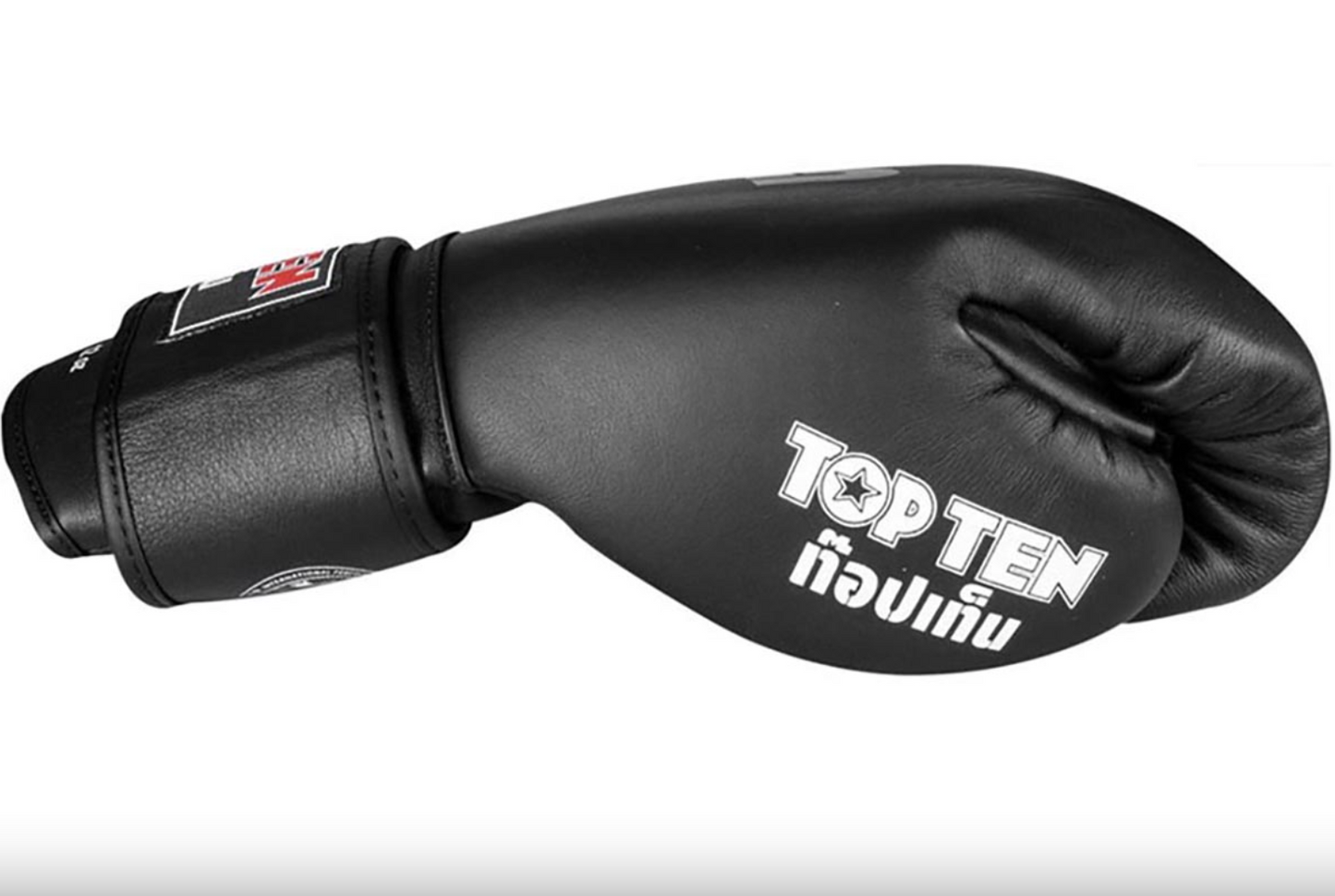 TOP TEN Muay Thai Handschuhe AJARN schwarz