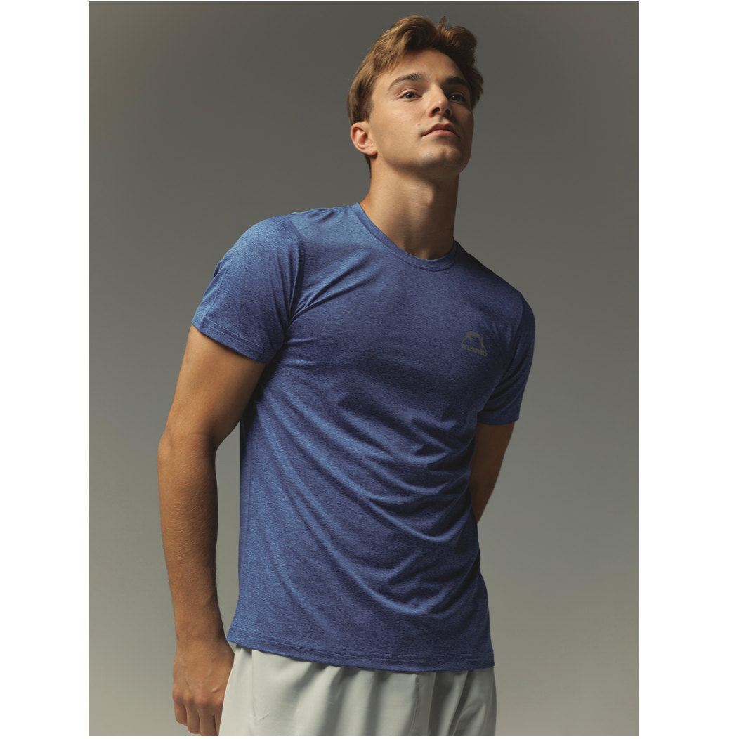 MANTO performance t-shirt ATHLETE 2.0 blue melange