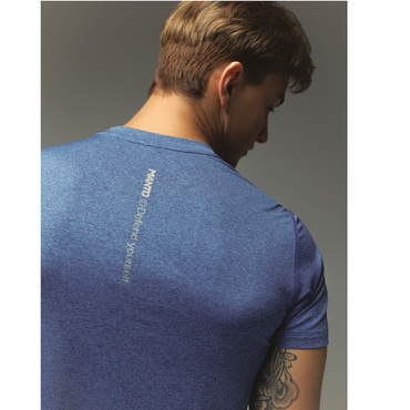 MANTO performance t-shirt ATHLETE 2.0 blue melange