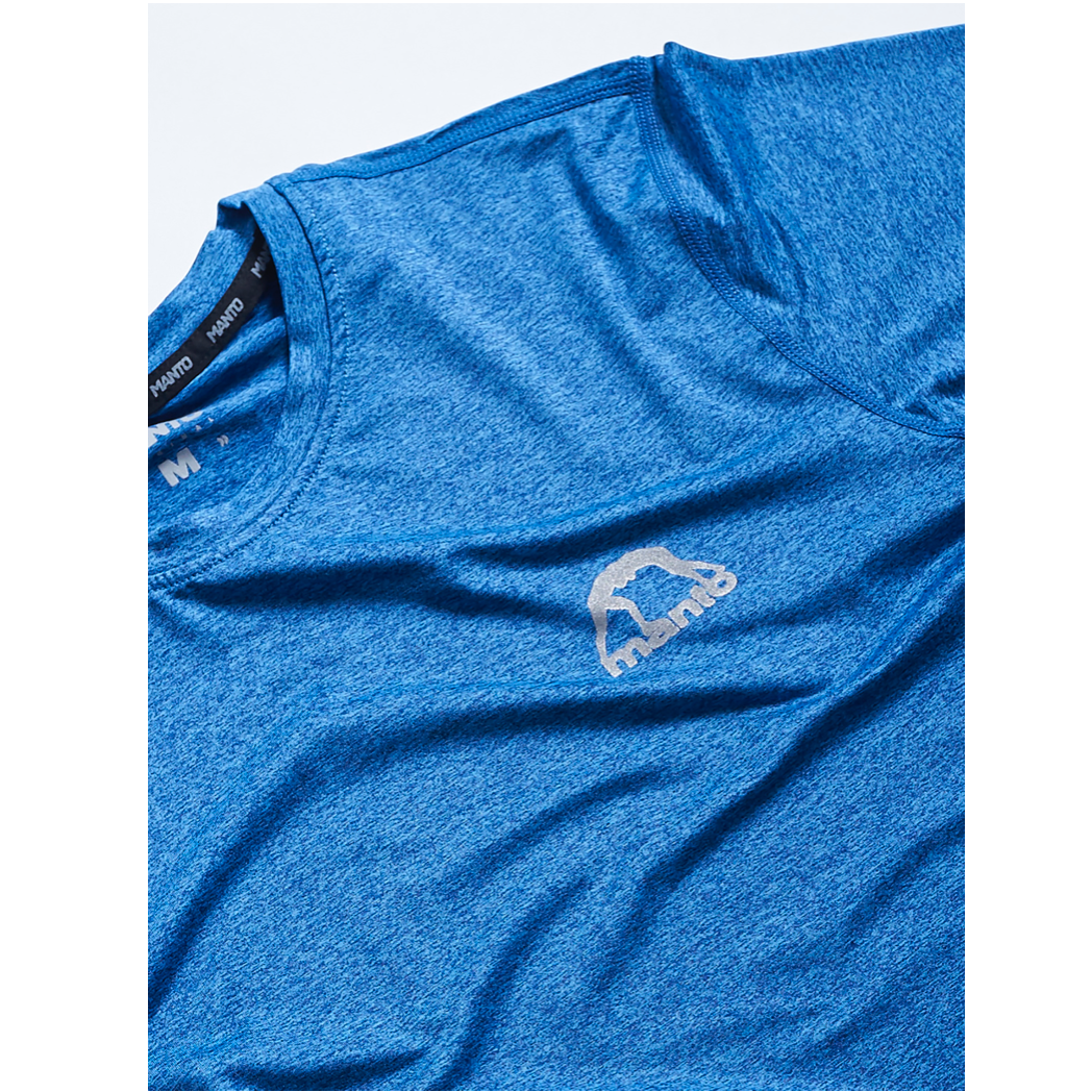 MANTO performance t-shirt ATHLETE 2.0 blue melange