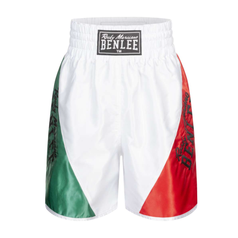 BENLEE BONAVENTURE boxing pants white/green/red