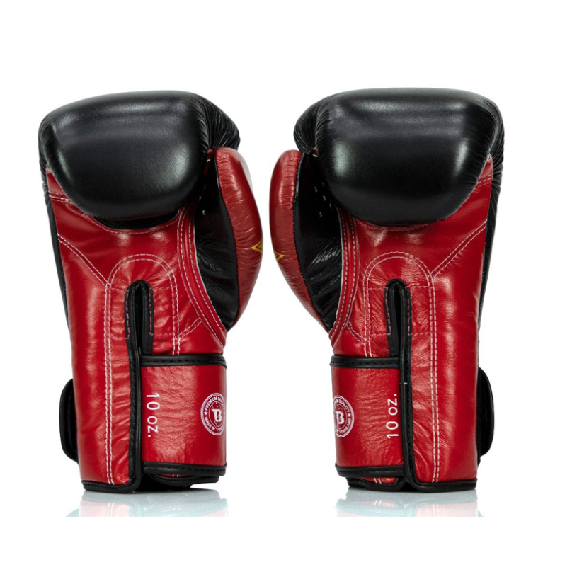 FAIRTEX X BOOSTER Muay Thai Handschuhe BGVB2 rot/schwarz/gold