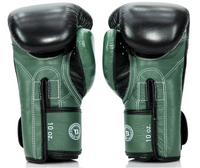 FAIRTEX X BOOSTER Muay Thai Handschuhe BGVB2 schwarz/olivgrün