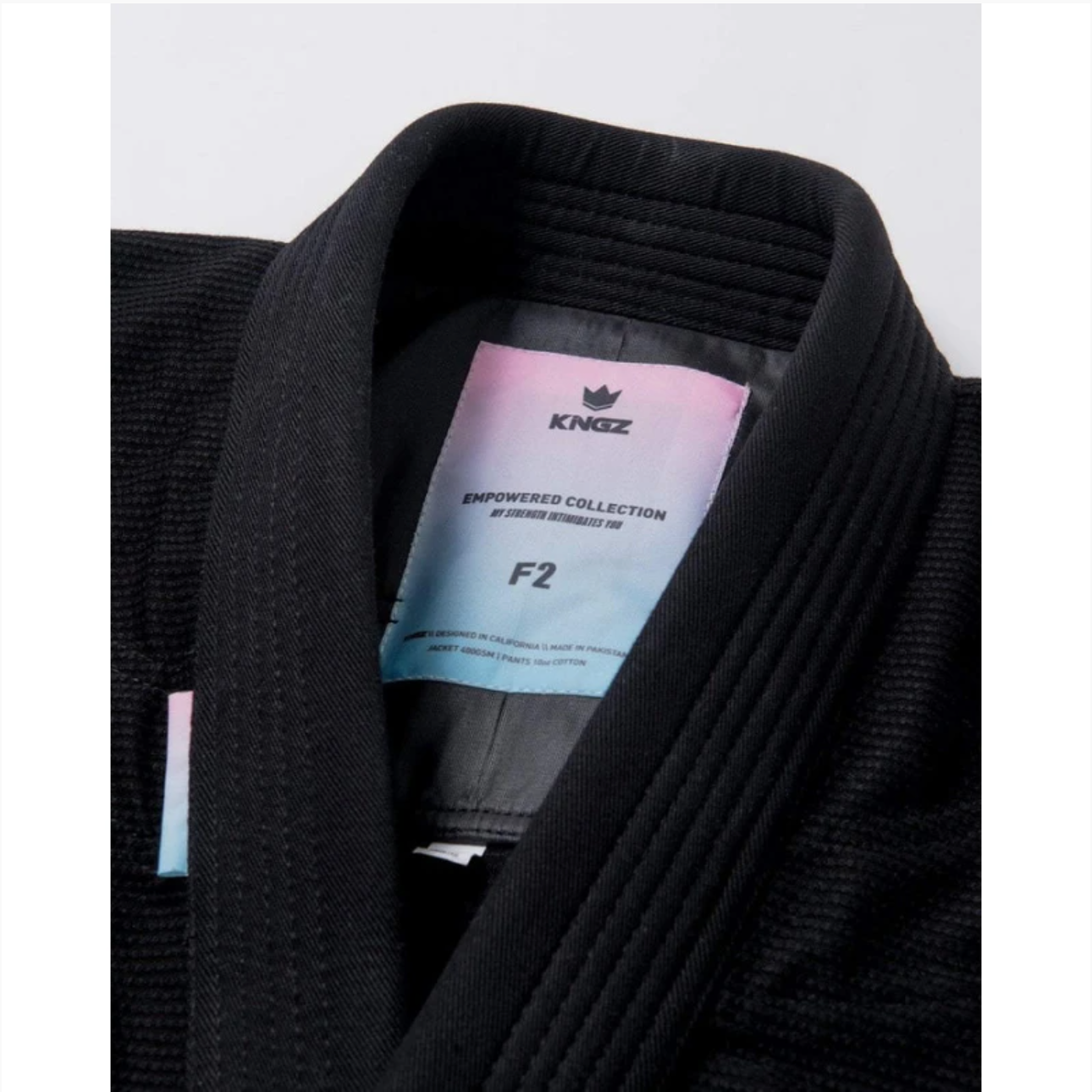 KiNGZ Kimono/Gi BJJ EMPOWERED Frauen schwarz